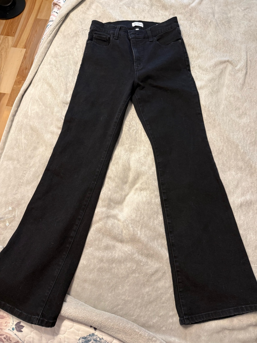 Jessica Simpson Black Bootcut Jeans Women’s Size 8 Stretch Denim 30” Inseam